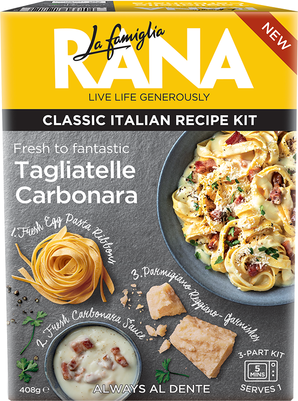 La Famiglia Rana - Recipe Kit Tagliatelle Carbonara 408g